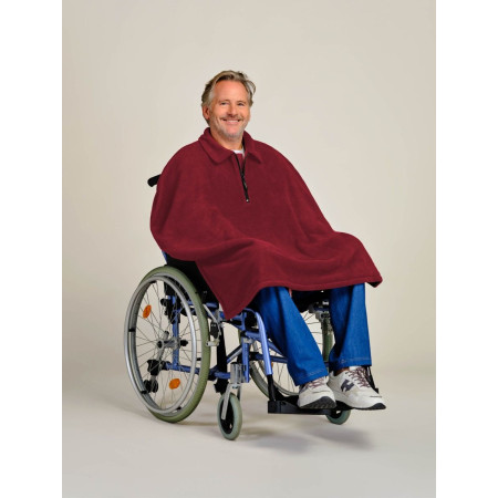 4Care - 7397 Fleece cape with a pretty collar