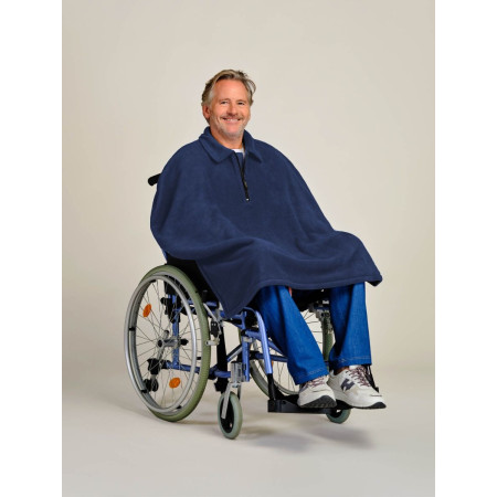 4Care - 7397 Fleece cape with a pretty collar