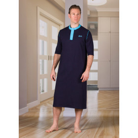 4Care - Chemise de nuit à fermeture complète dans le dos - 1413 - Adulte Unisexe