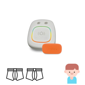 Uriflex for Boys – Set of 2 Liberty wireless nappy-training boxer shorts