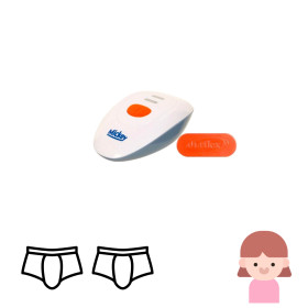 Uriflex for Girls – Set of 2 shorts + Mickey wireless wee-stop alarm