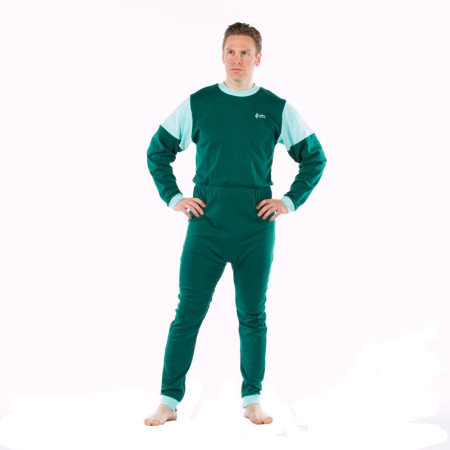 4care - 2 way cotton zip romper - 1011 - Adult Unisex