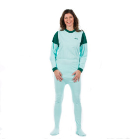 4care - Cotton jersey romper with feet - 1035 - Adult Unisex