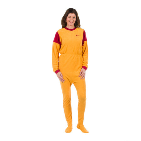 4care - 1 FE terry romper with feet - 1045 - Unisex