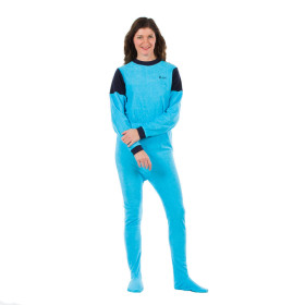 4care - 1 FE badstof romper met voetjes - 1045 - Unisex 4care - 1 FE badstof romper met voetjes - 1045 - Unisex