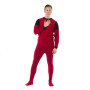 4care - 1 FE terry romper with feet - 1045 - Unisex