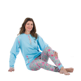 4care - Cotton jersey romper - 1080 - Adult Women
