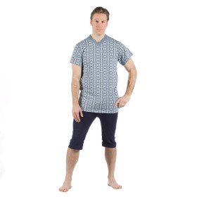 4care - Short cotton jersey romper - 1055 - Adult Men