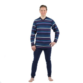4care - Cotton jersey 2 way zip romper - 1091- Adult Men