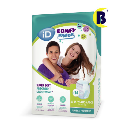 iD Comfy Junior Pants 8 - 15 ans 5501245140 Bed Wet Store dès 12,05 € fabricant ONTEX-ID