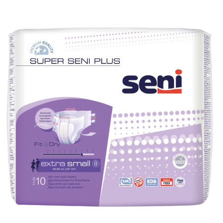 SENI Super Plus XS SE-094-XS10-A02 Bed Wet Store dès 7,50 € fabricant SENI