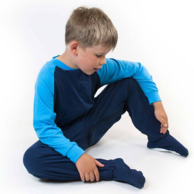 Seenin - Open back romper with feet - Child Unisex