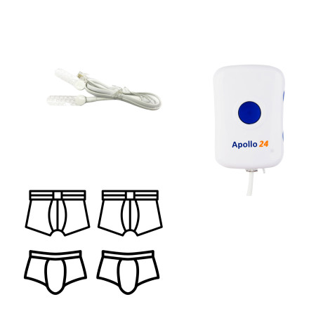 Uriflex - Set of 2 underwear + Apollo 24 pee-stop alarm