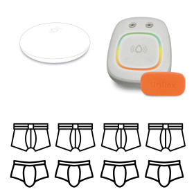 Uriflex - Set of 4 Liberty wireless underwear + vibrator + stop pee alarm