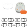Uriflex - Verpakking van 4 ondergoed + vibrator + Liberty draadloos plasstopalarm