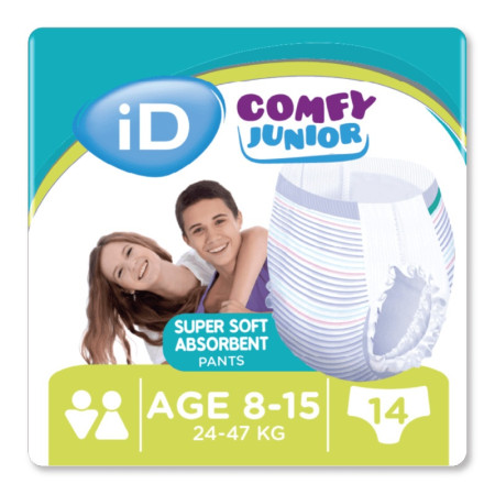 Ontex iD - Comfy junior pants - 8/15 ans