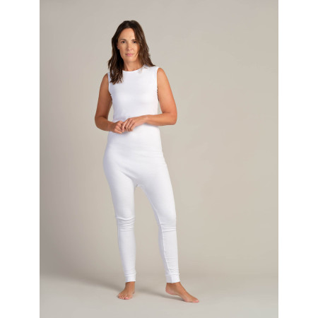 4Care - Cotton Long Leg Bodysuit with Back Zipper - 2031 - Adult