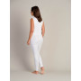 4care - Long-leg cotton bodysuit with back zip - 2031 - Adult