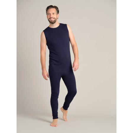 4care - Long-leg cotton bodysuit with back zip - 2031 - Adult