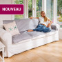 Suprima - Alèse absorbante et lavable pour Canapé 120 x 200 cm