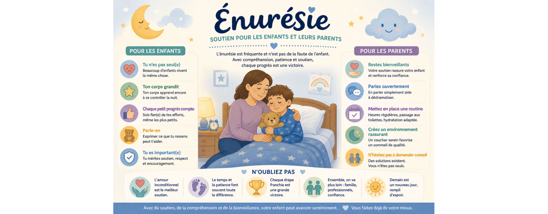 Énurésie - Soutien pour les enfants et leurs parents