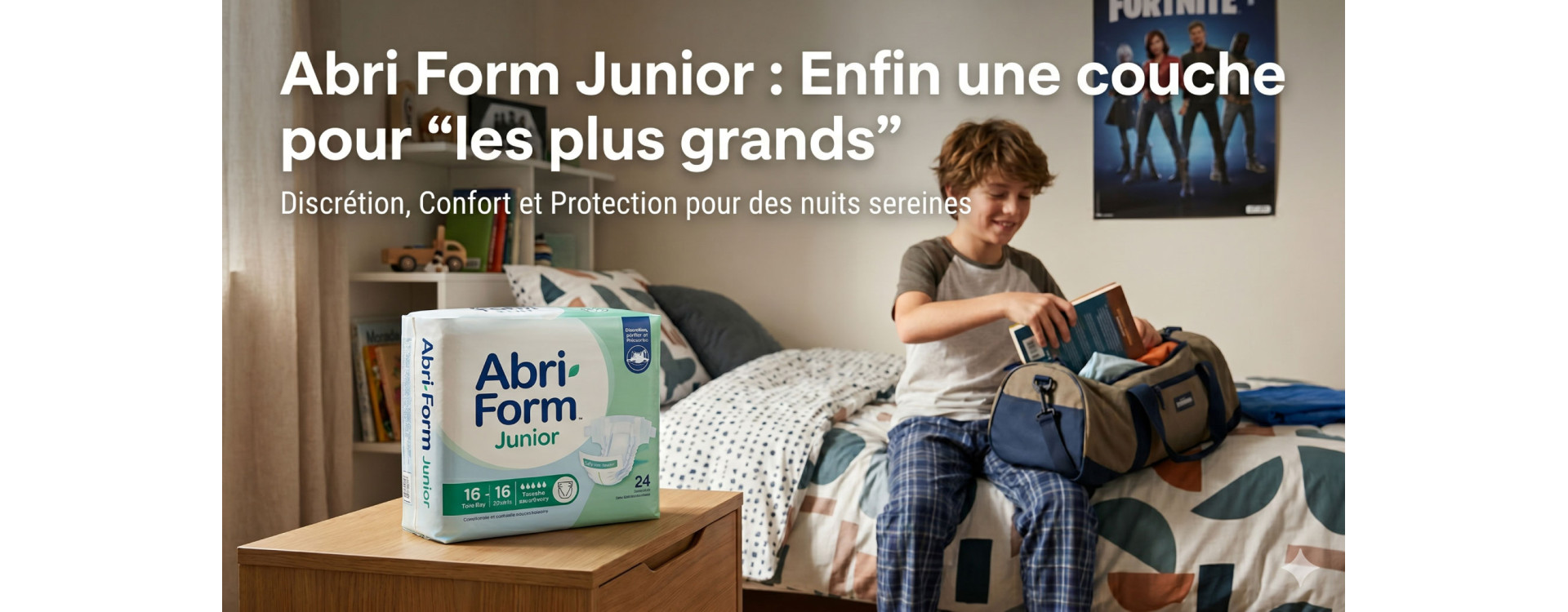 Abri Form Junior : Enfin une couche pour "les plus grands"