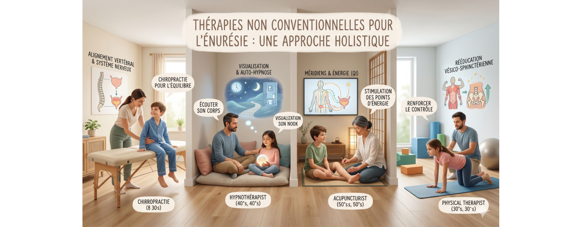 Thérapies non conventionnelles pour l'énurésie