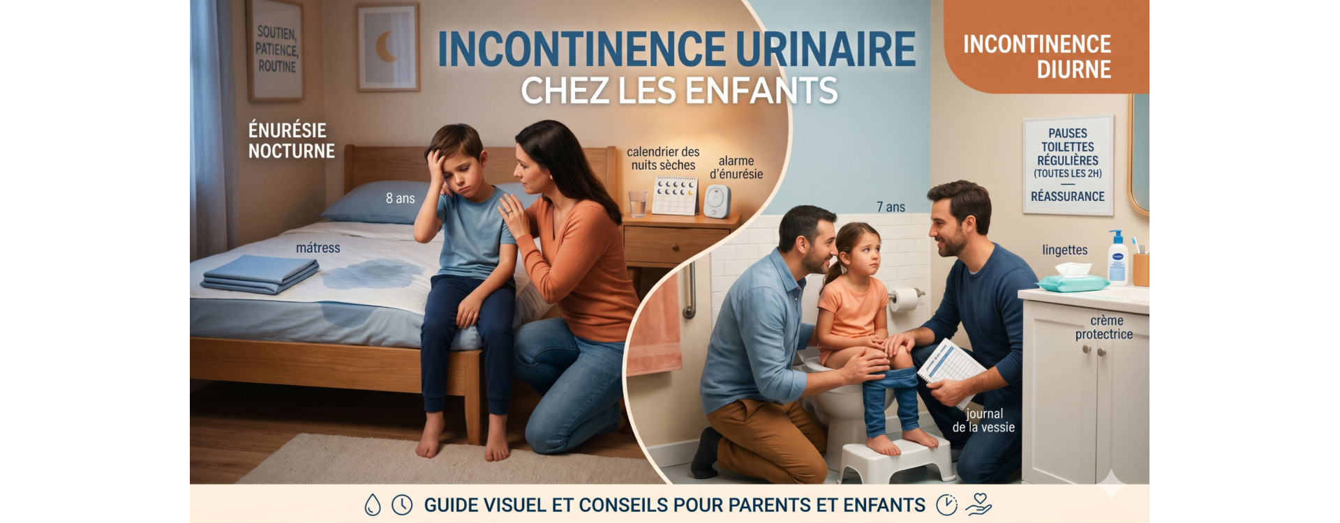 Incontinence urinaire chez les enfants