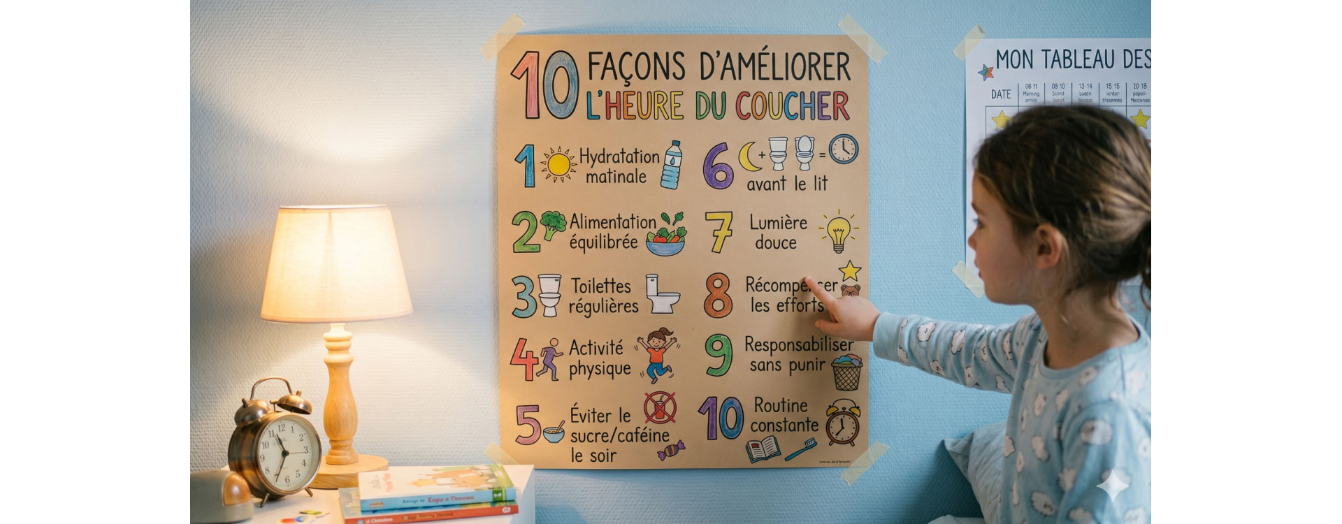 10 façons d'améliorer l'heure du coucher