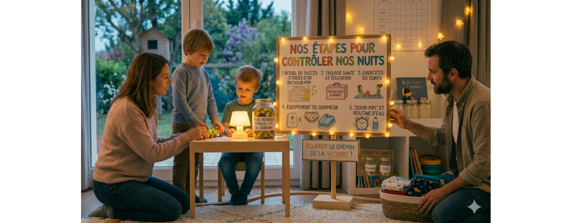 Aider vos enfants à contrôler leurs problèmes nocturnes