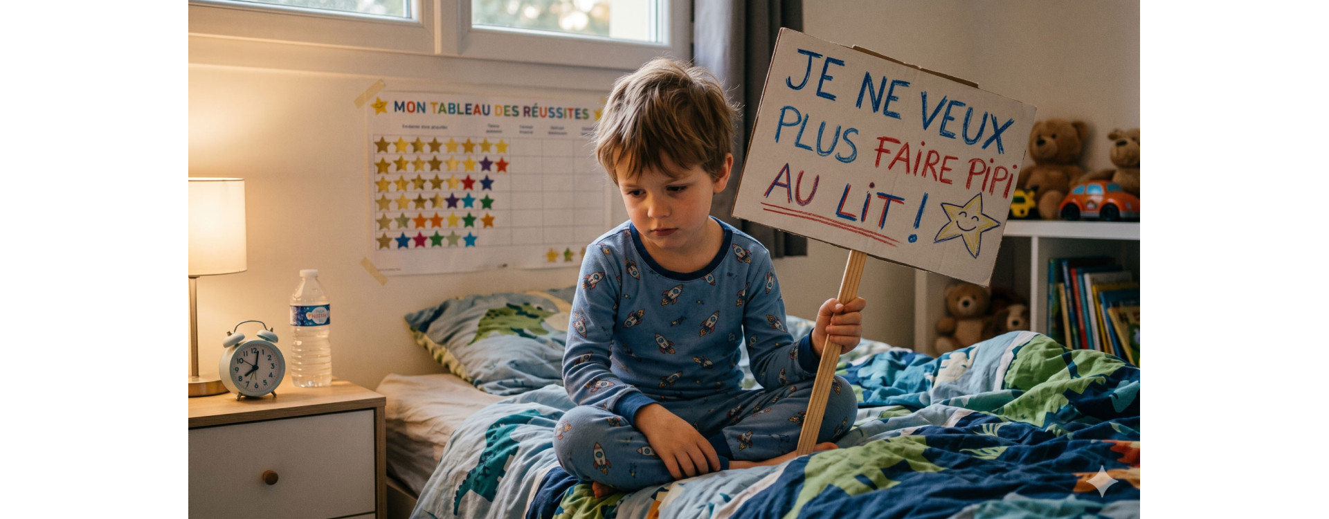 Je ne veux plus faire pipi au lit !