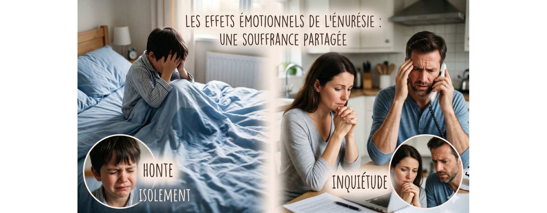 Effets émotionnels de l'énurésie