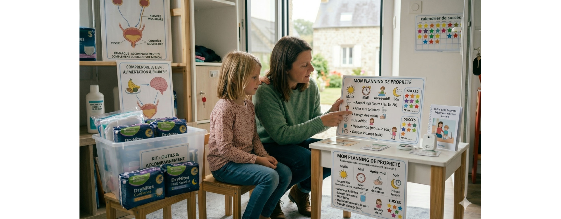 Apprentissage : comment établir un planning de propreté