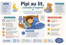 Pipi au lit, conseils d'experts