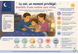 Le soir, un moment privilégié : bienfaits d'une routine sans stress