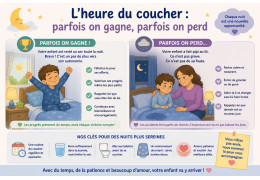 L'heure du coucher : parfois on gagne, parfois on perd