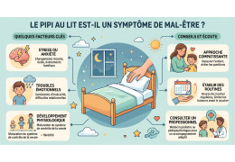 Le pipi au lit est-il un symptôme  de mal-être