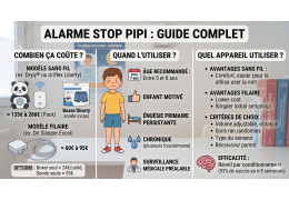 Alarme stop pipi  : Combien ça coûte ? Quand et quel appareil utiliser ?
