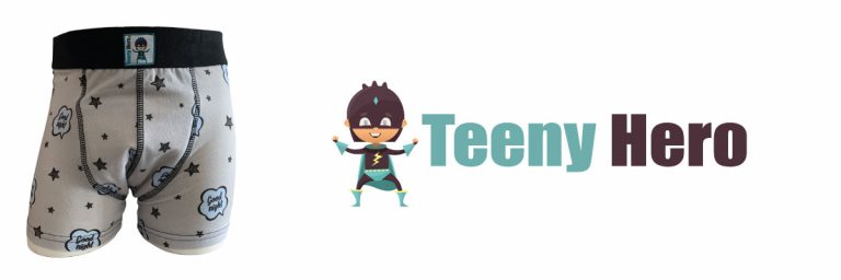 La gamme UNIQUE de sous-vêtements Teeny Hero©